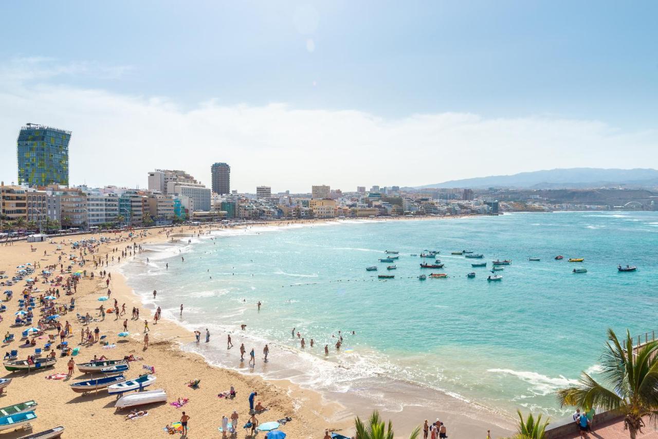 Estudio Con Balcon Playa Las Canteras ラスパルマス・デ・グランカナリア エクステリア 写真